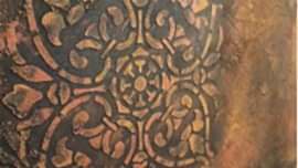 Stencil baskılı duvar